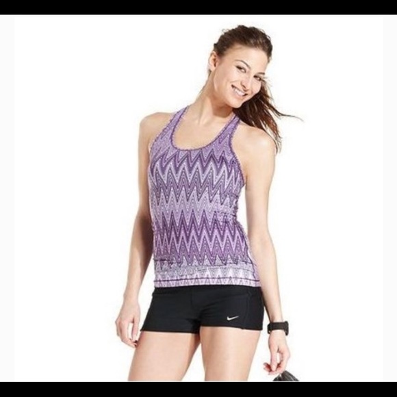 Nike Tops - NIKE Purple Dri Fit Tank Top